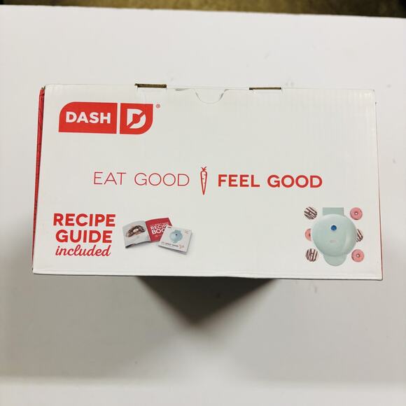 New In Box DASH Express Mini Donut Maker Nonstick Cooking Surface Aqua Color New - Picture 5 of 10